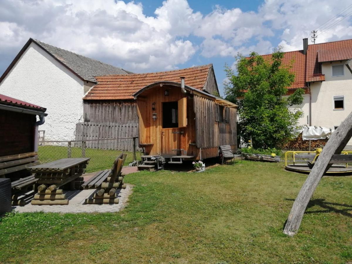 Schaeferwagen Auf Dem Ferienhof Stark Kelheim Buitenkant foto
